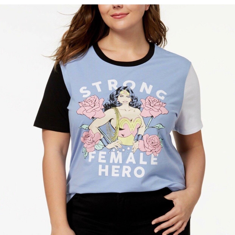 Wonder Woman Graphic Tee Short Sleeve Sz 1X